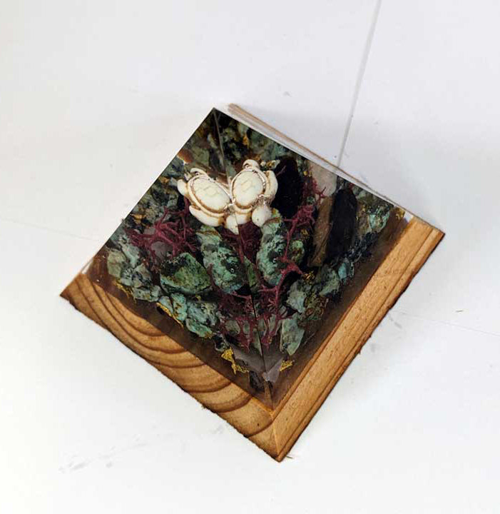 Südafrikanischer Türkis Pyramide