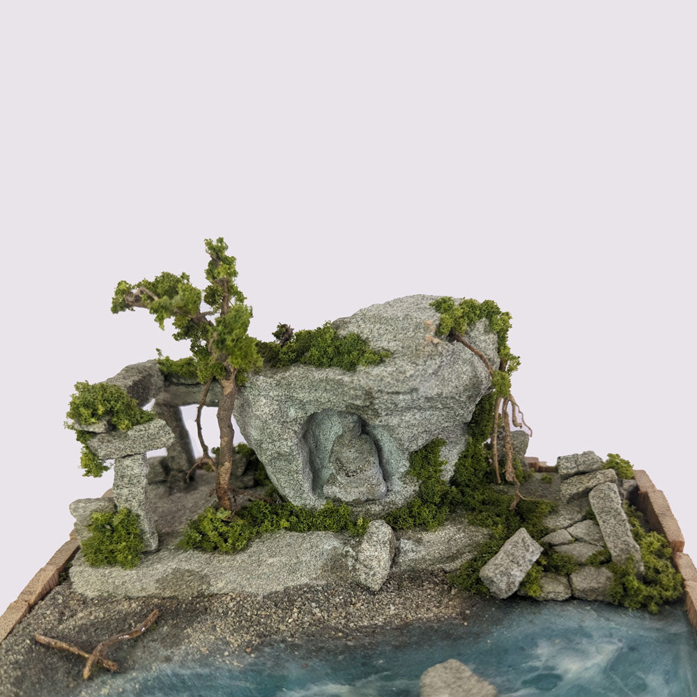 Tempelruinen am Strand