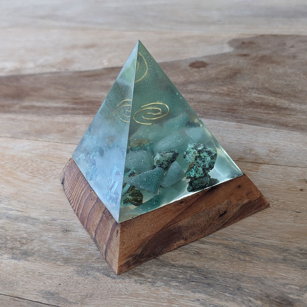 Aventurin mit Energiespirale