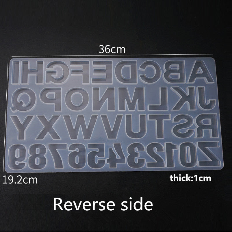 Buchstaben Silikonform